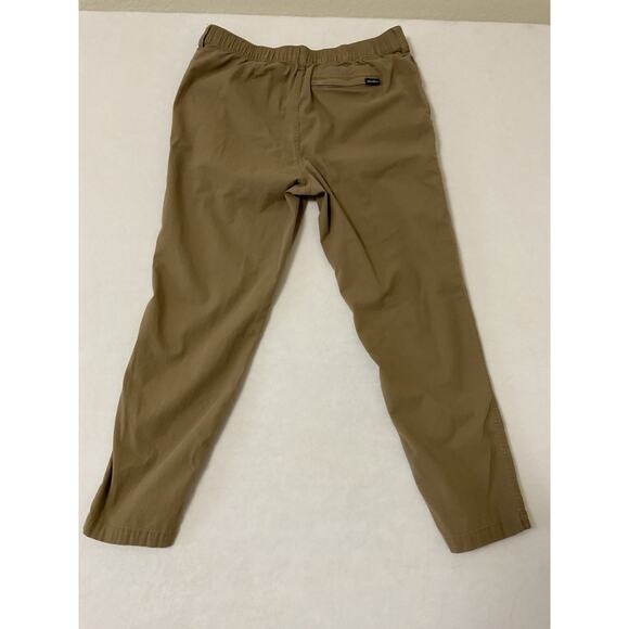 Eddie Bauer M Brown Ripstop Stretch Hiking Outdoor Elastic 34x30 Fits 33x 27.5 - Picture 2 of 5